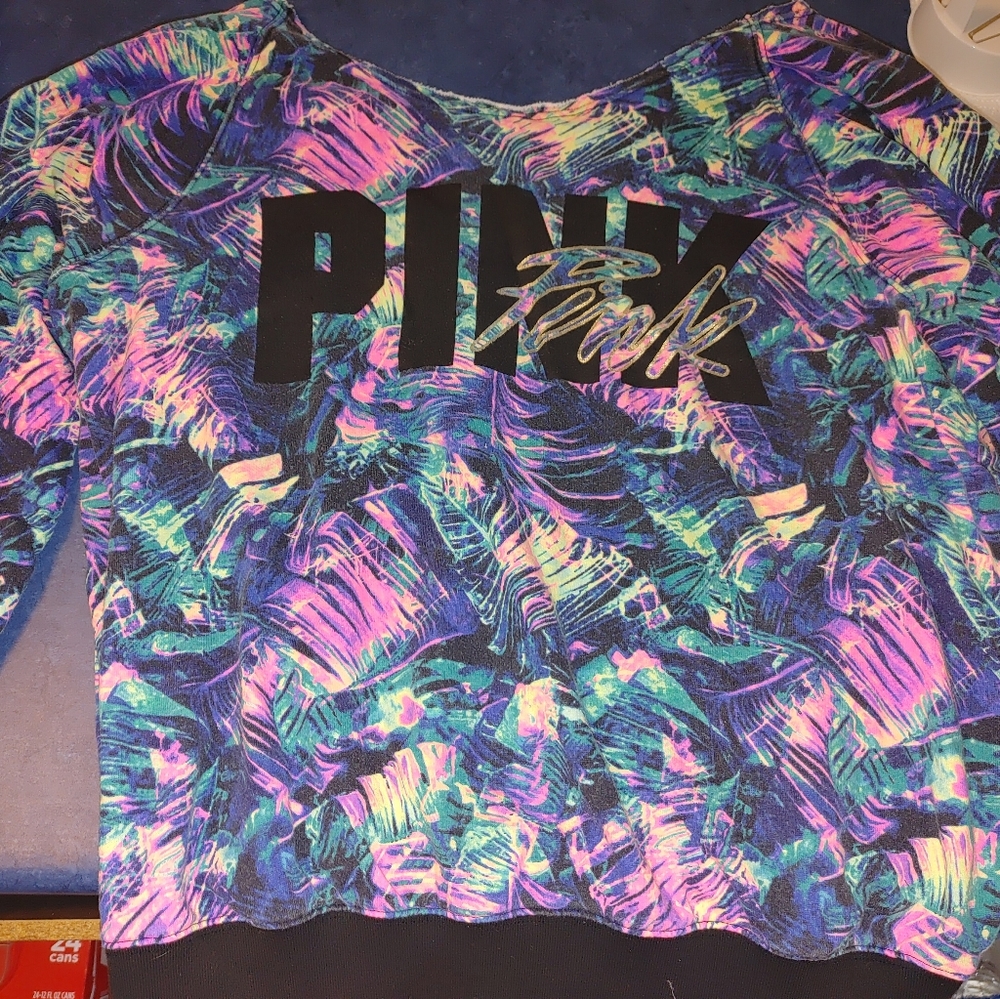 VS PINK multicolor pullover